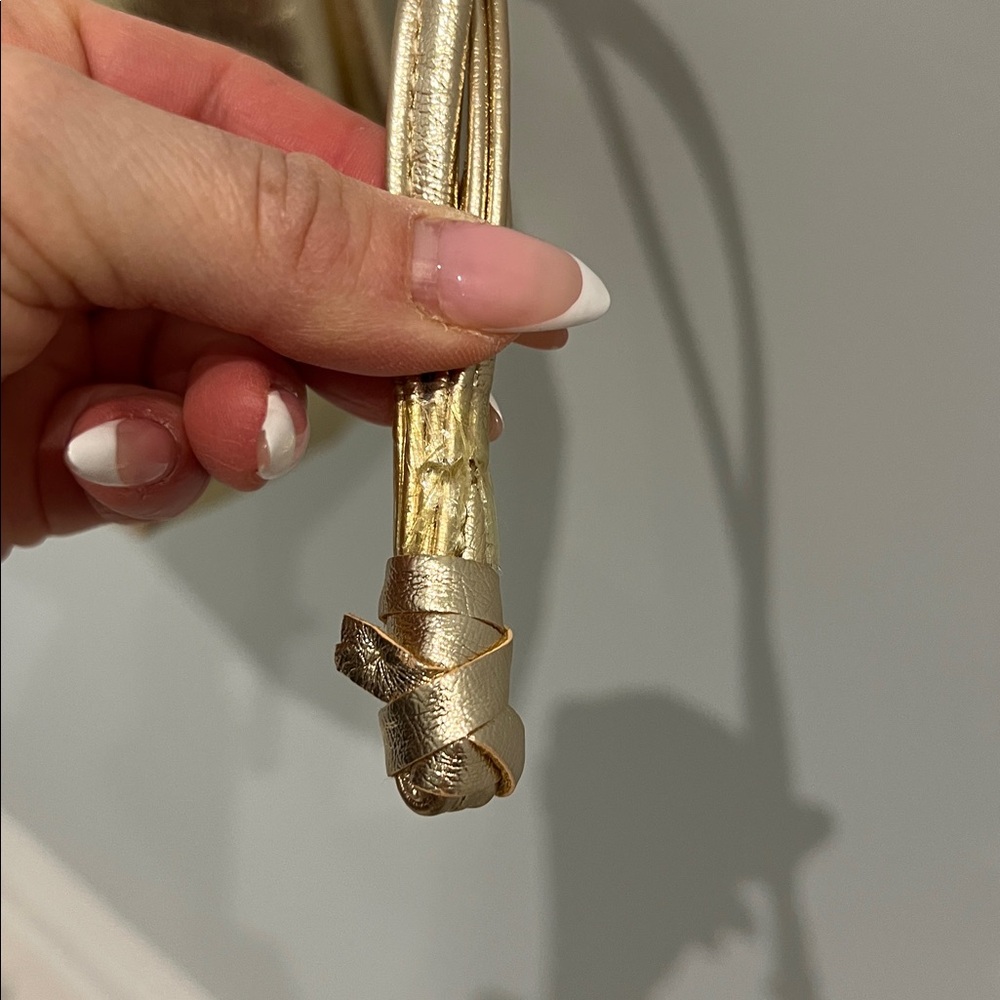 PART TWO Gold Drawstring Handbag - Picture 9 of 10